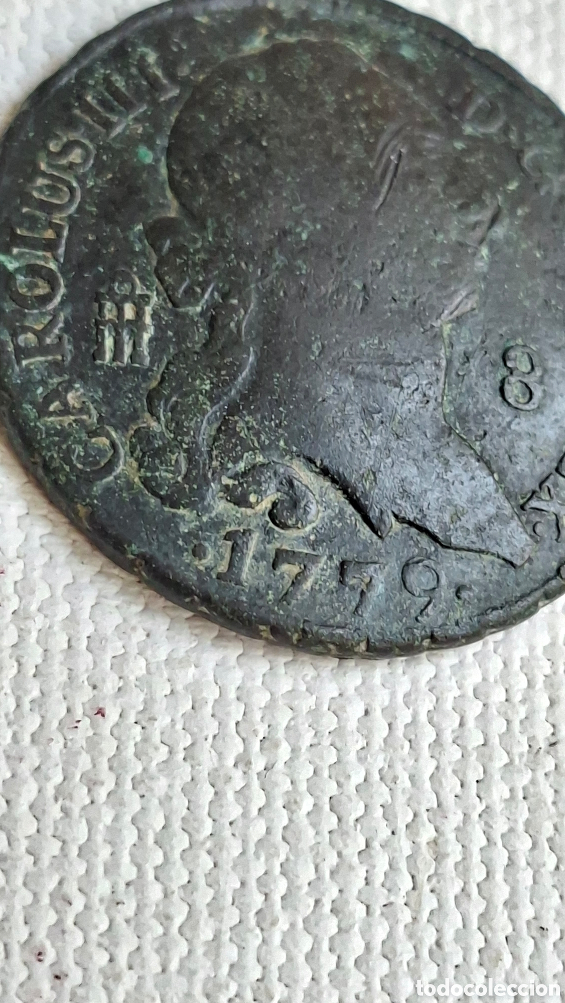 Monedas con errores: Moneda 1779 siglo XVIII - Foto 5