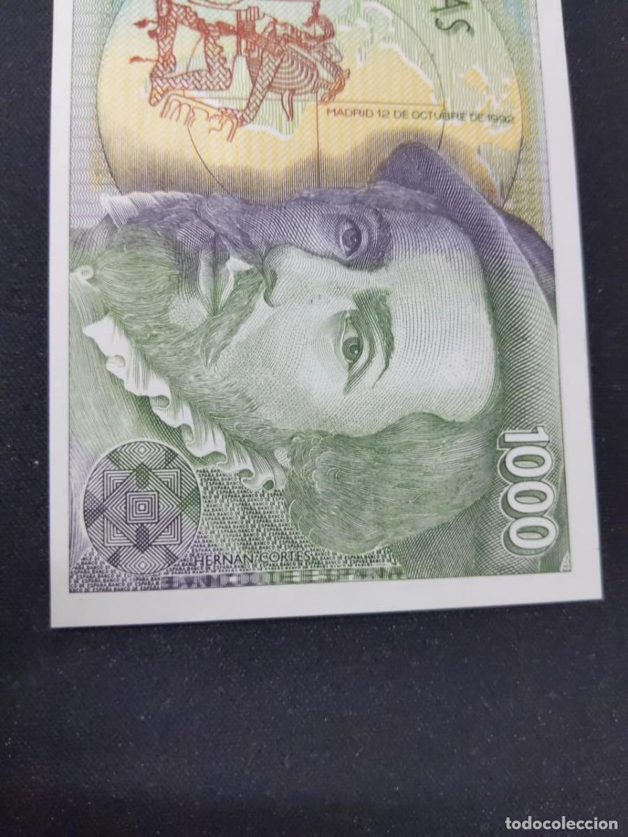Monedas con errores: Billete de mil pesetas de 1992 doble error de fabricaci&oacute;n