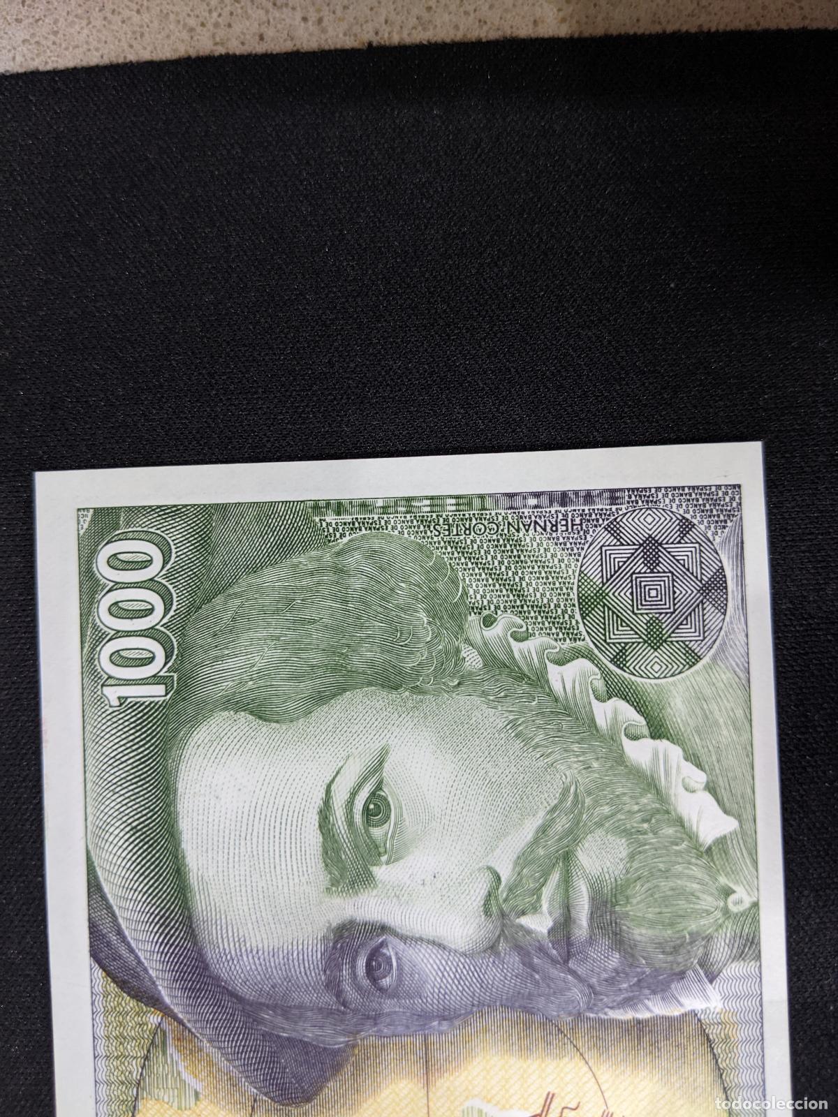 Monedas con errores: Billete de mil pesetas de 1992 doble error de fabricaci&oacute;n - Foto 6