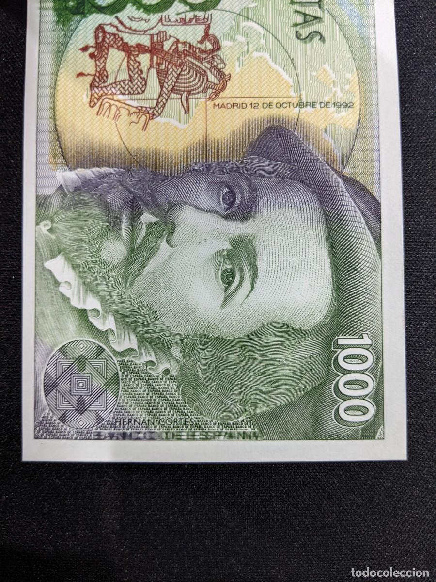 Monedas con errores: Billete de mil pesetas de 1992 doble error de fabricaci&oacute;n - Foto 9