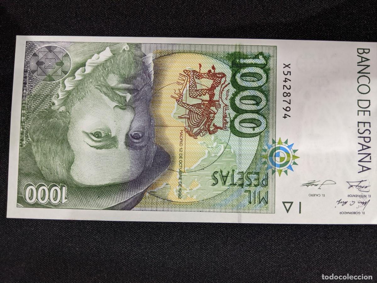 Monedas con errores: Billete de mil pesetas de 1992 doble error de fabricaci&oacute;n - Foto 12