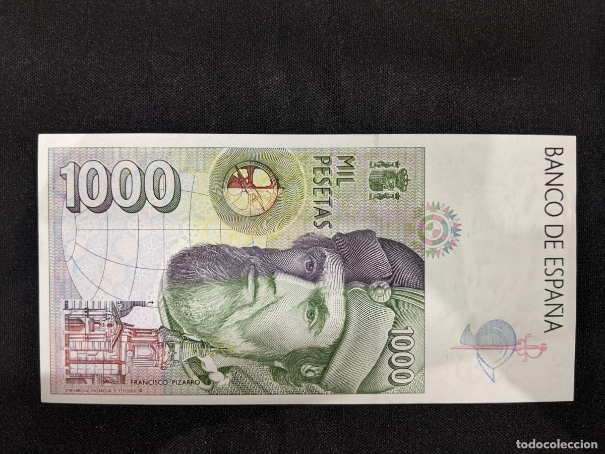 Monedas con errores: Billete de mil pesetas de 1992 doble error de fabricaci&oacute;n - Foto 13