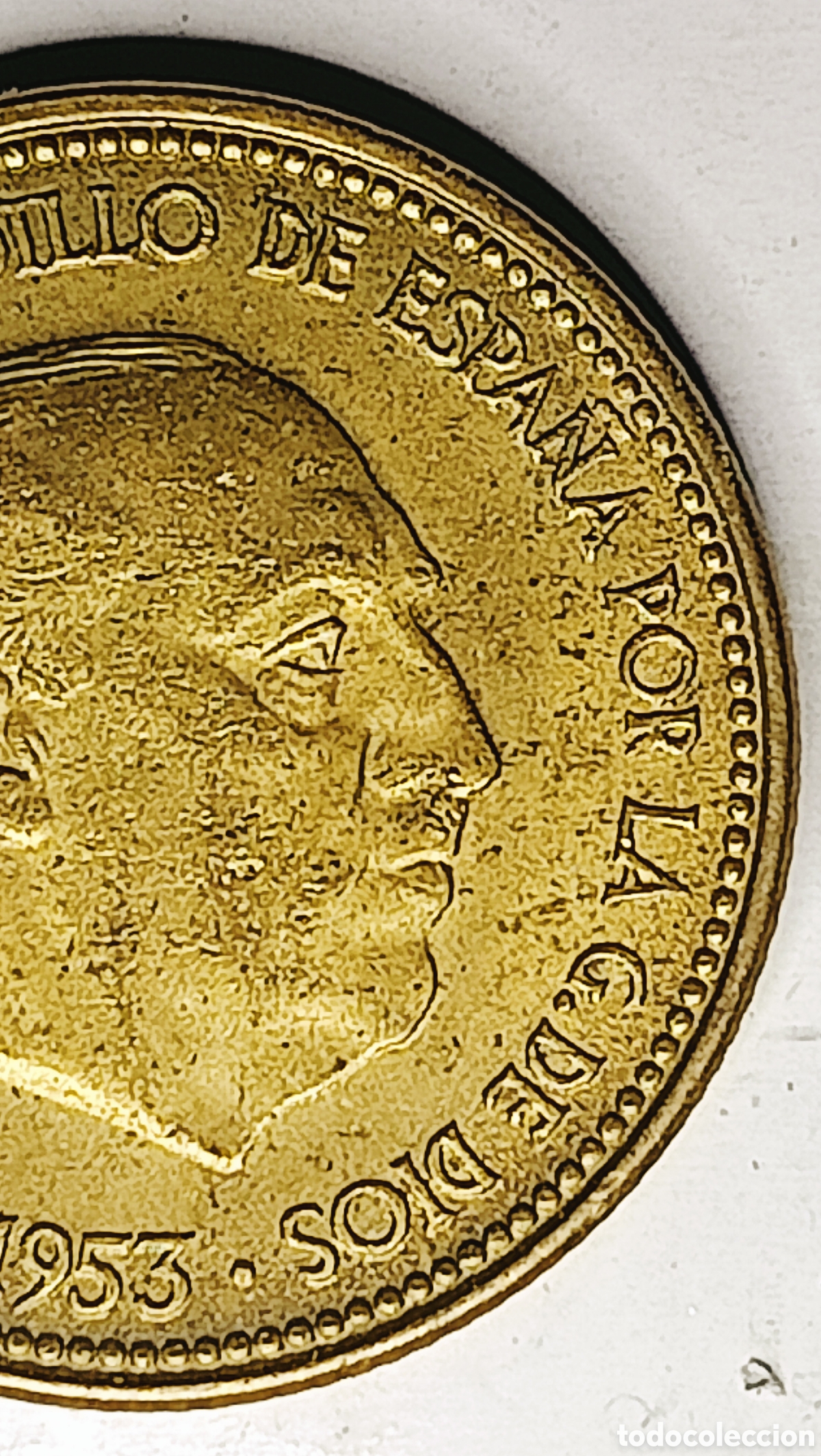 Monedas con errores: Moneda Espa&ntilde;a 2,5pts(1953) Errores - Foto 5