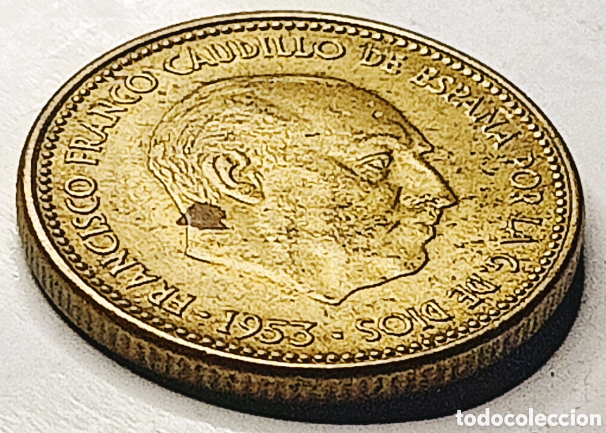 Monedas con errores: Moneda Espa&ntilde;a 2,5pts(1953) Errores - Foto 21