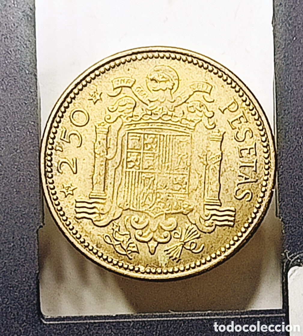 Monedas con errores: Moneda Espa&ntilde;a 2,5pts(1953) Errores - Foto 26