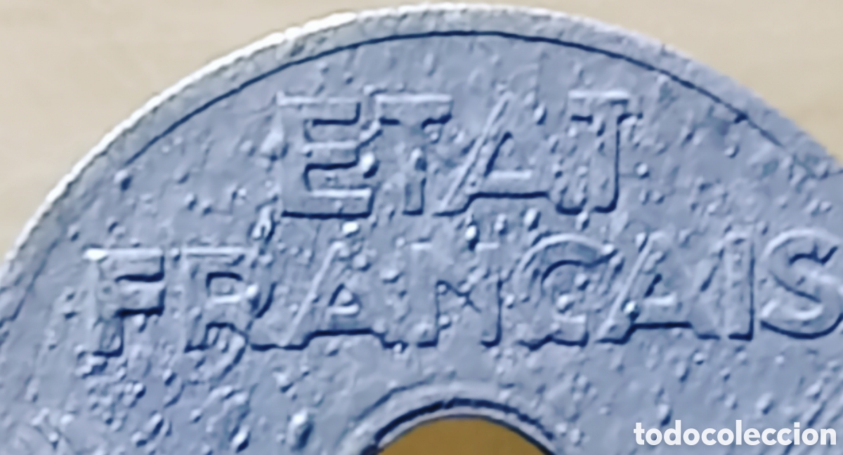 Monedas con errores: Moneda Francia (1941) errores (SC) - Foto 18