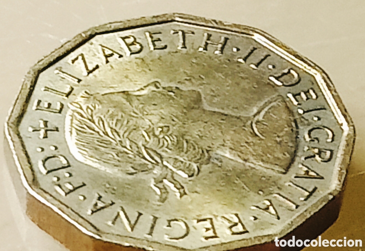 Monedas con errores: Moneda Rei.Unido (1962) error de acu&ntilde;aci&oacute;n - Foto 4