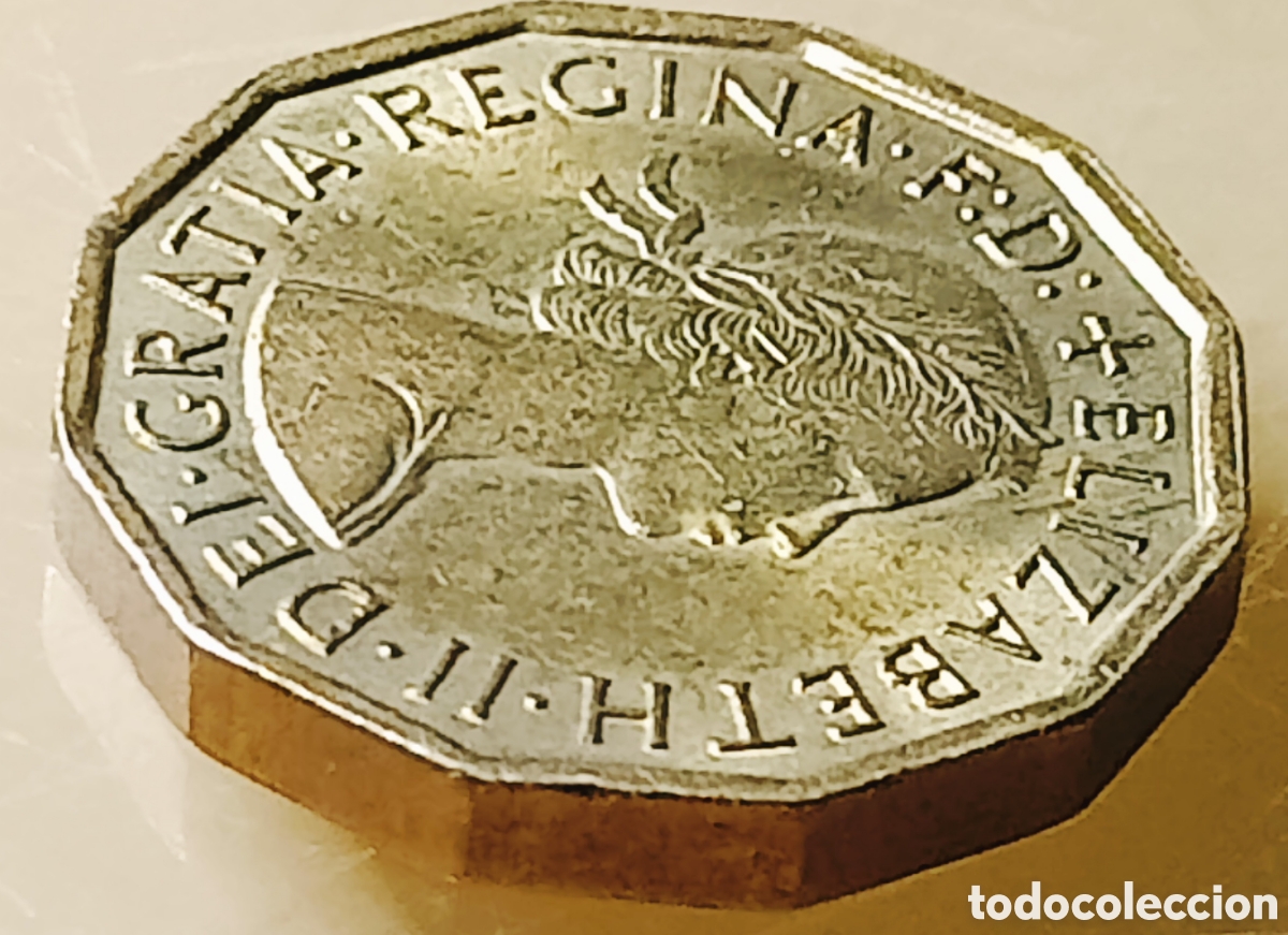 Monedas con errores: Moneda Rei.Unido (1962) error de acu&ntilde;aci&oacute;n - Foto 5