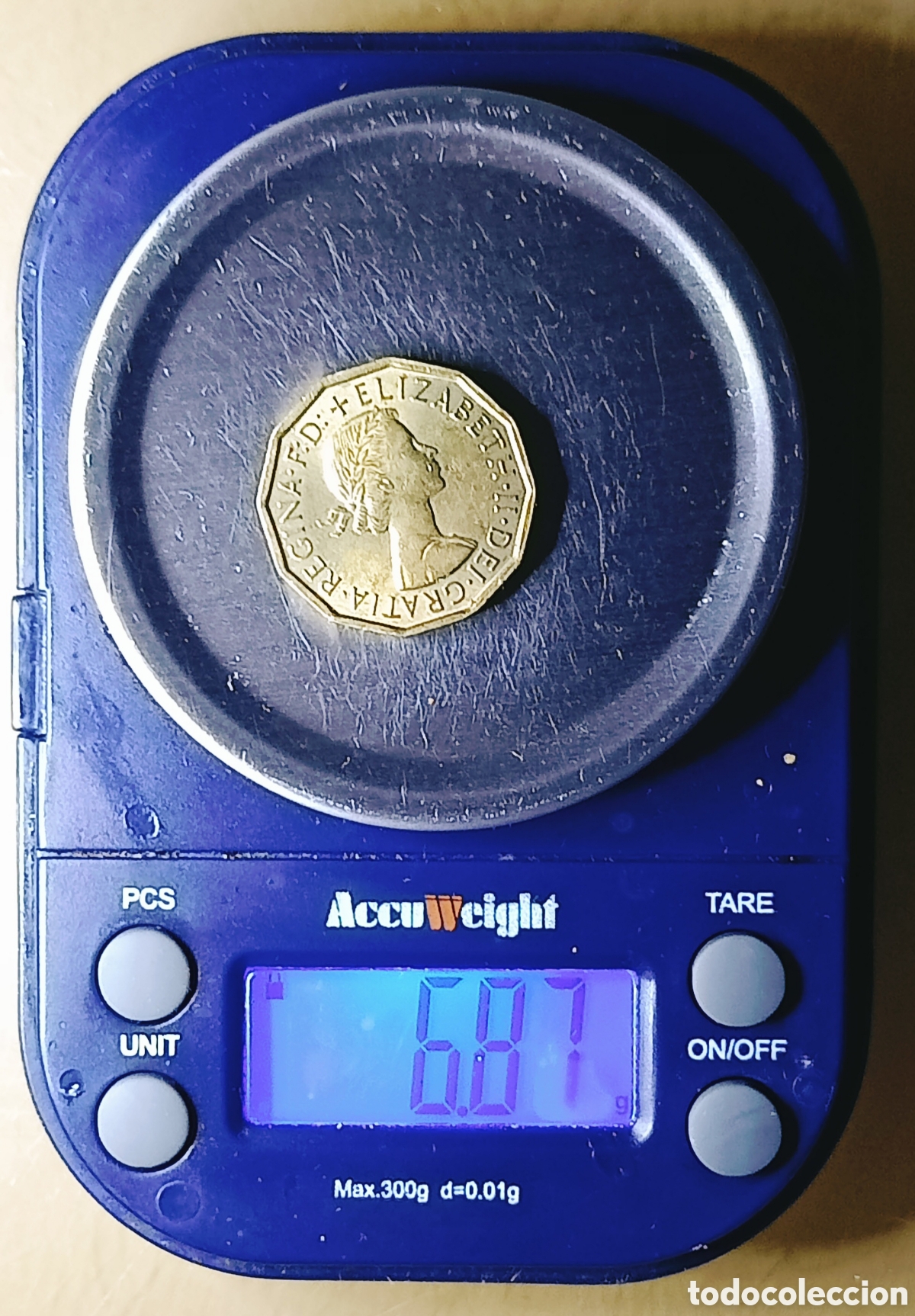 Monedas con errores: Moneda Rei.Unido (1962) error de acu&ntilde;aci&oacute;n - Foto 12