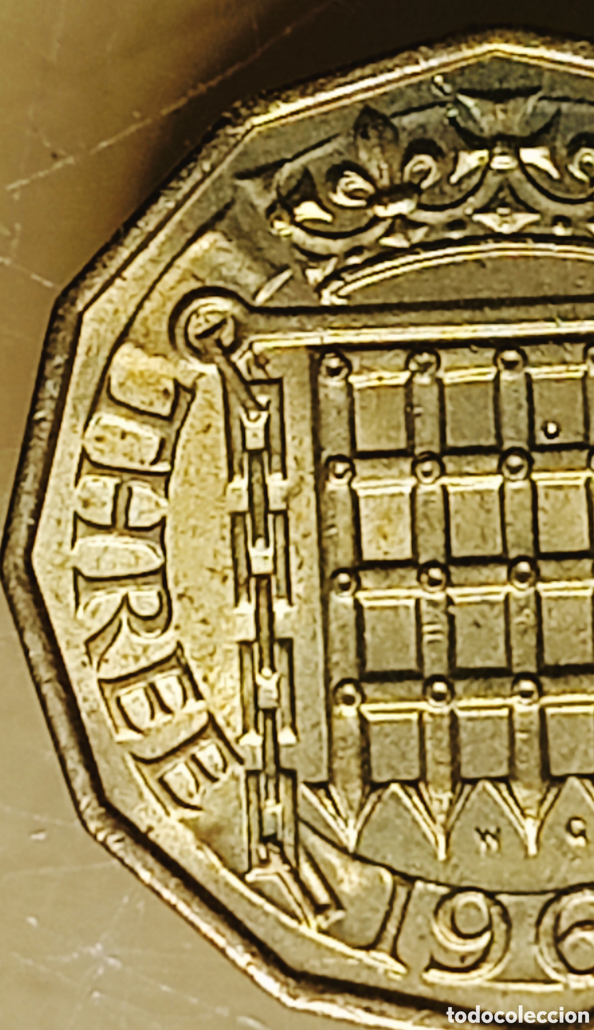 Monedas con errores: Moneda Rei.Unido (1962) error de acu&ntilde;aci&oacute;n - Foto 23