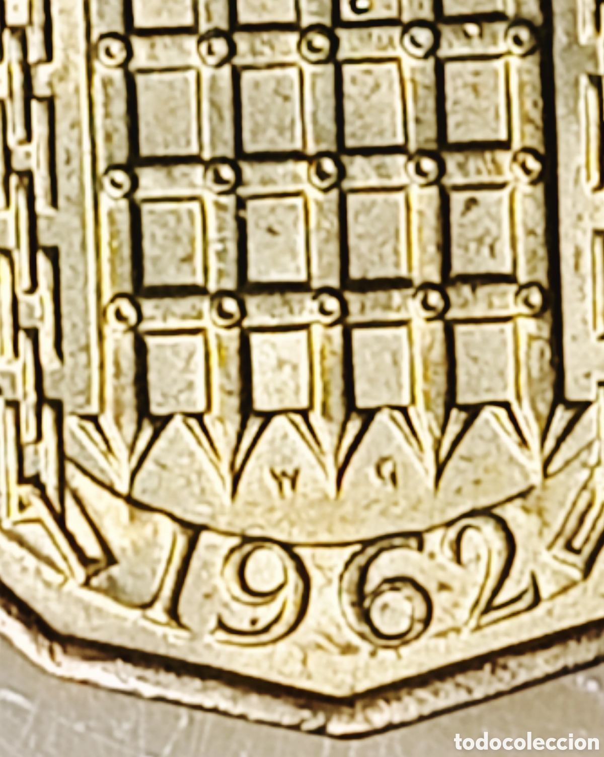 Monedas con errores: Moneda Rei.Unido (1962) error de acu&ntilde;aci&oacute;n - Foto 26