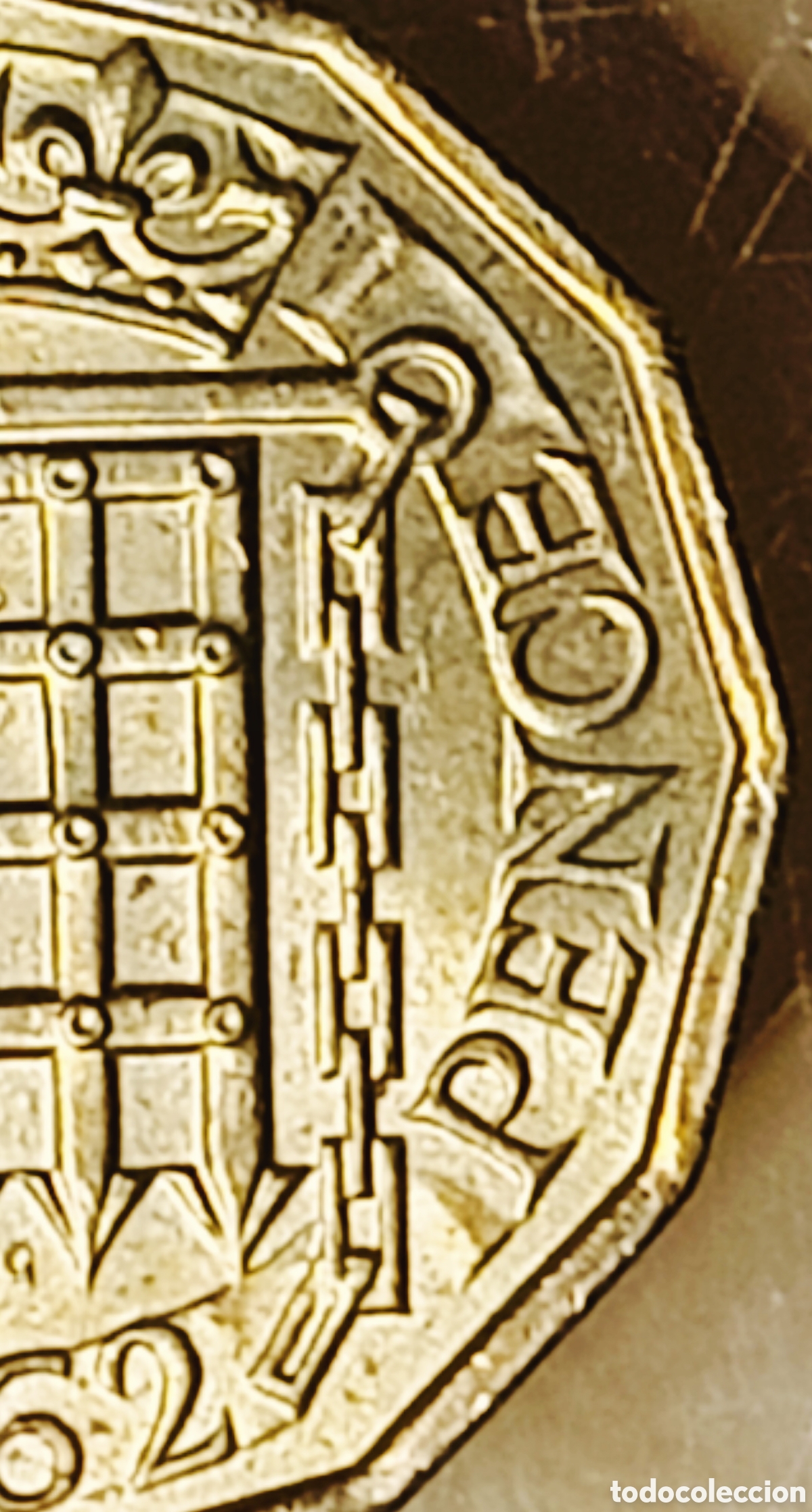 Monedas con errores: Moneda Rei.Unido (1962) error de acu&ntilde;aci&oacute;n - Foto 29