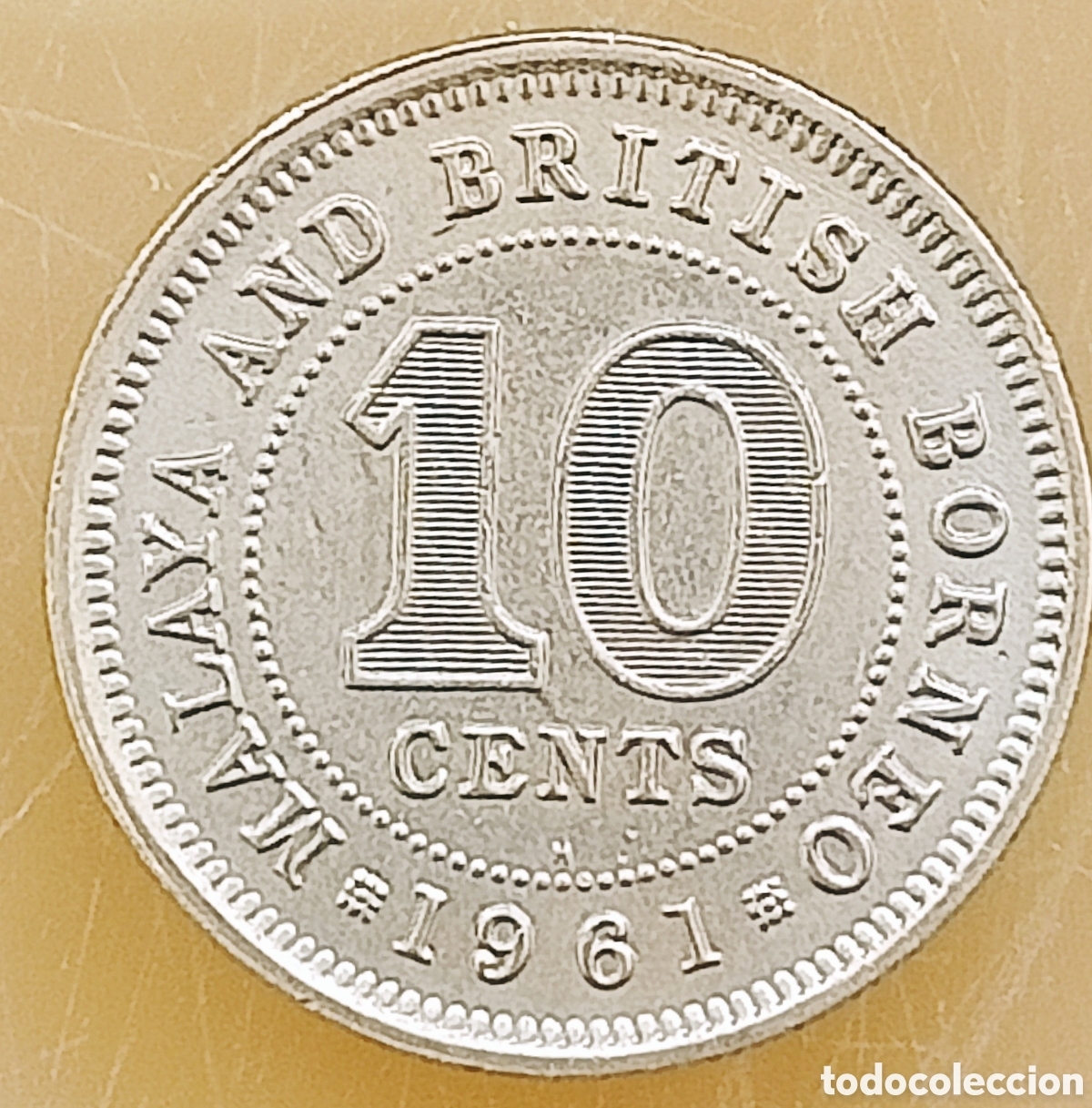 Monedas con errores: Malaya y Borneo Brit&aacute;nico (1961) variante - Foto 2