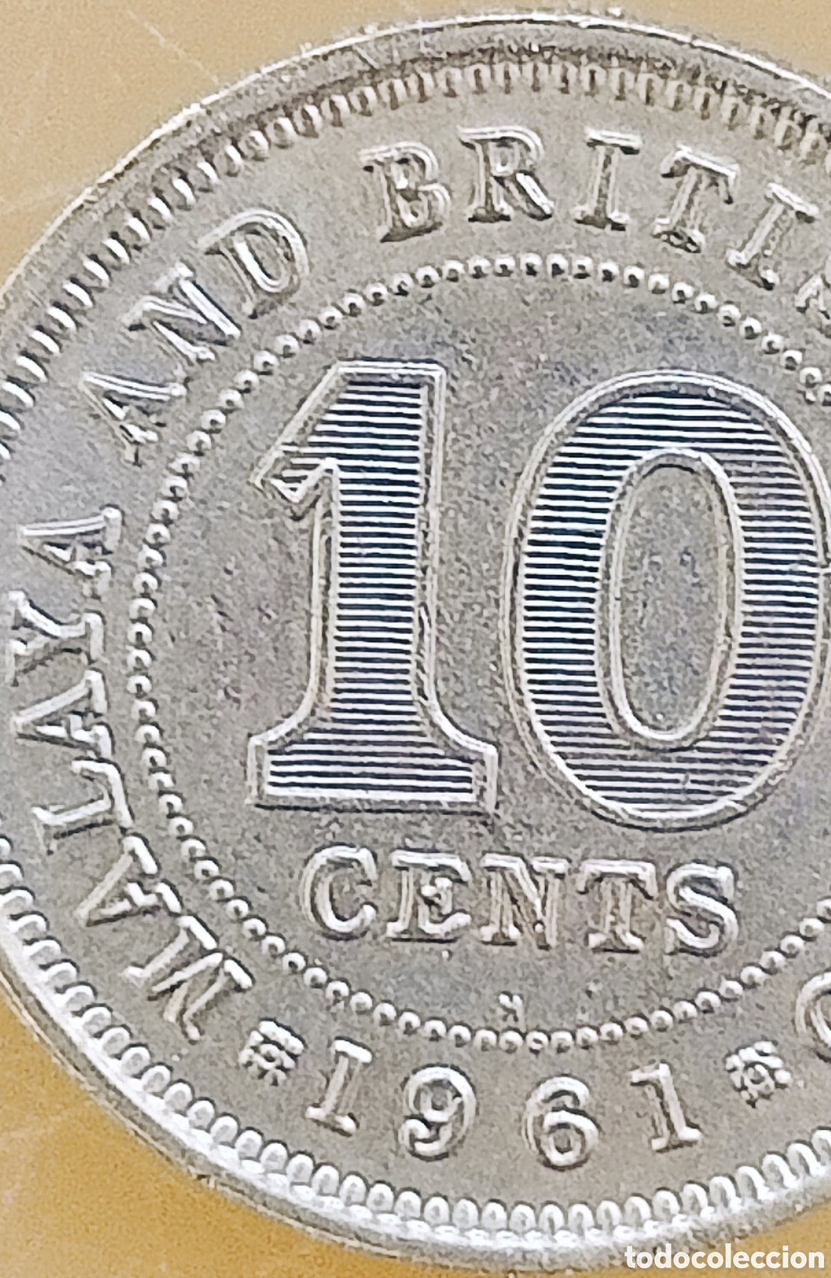 Monedas con errores: Malaya y Borneo Brit&aacute;nico (1961) variante - Foto 8