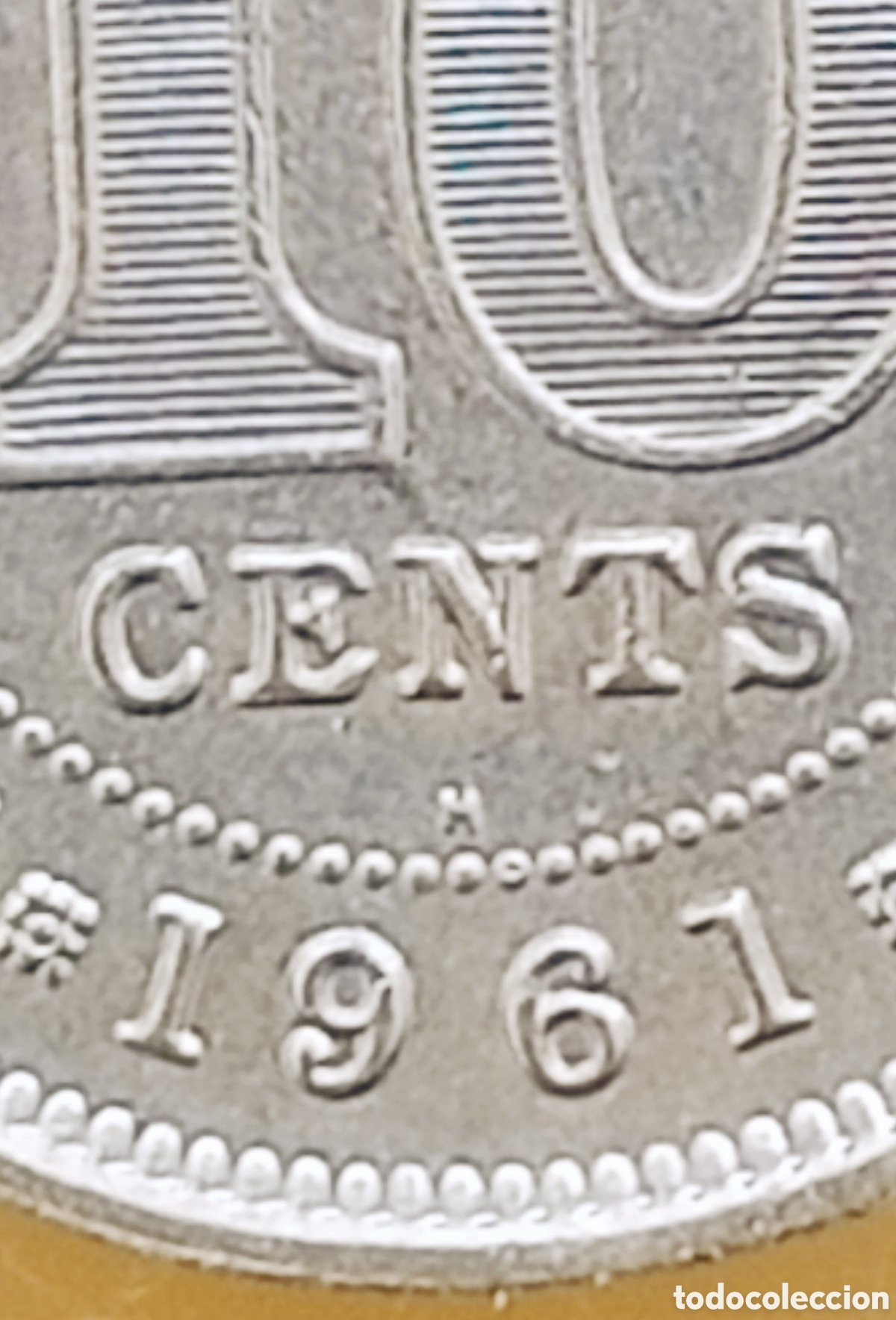 Monedas con errores: Malaya y Borneo Brit&aacute;nico (1961) variante - Foto 10