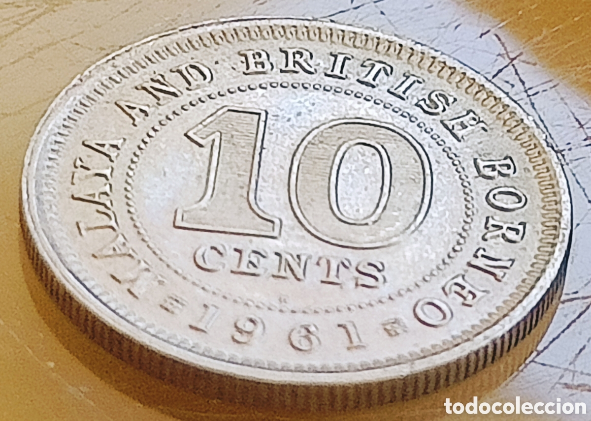 Monedas con errores: Malaya y Borneo Brit&aacute;nico (1961) variante - Foto 15