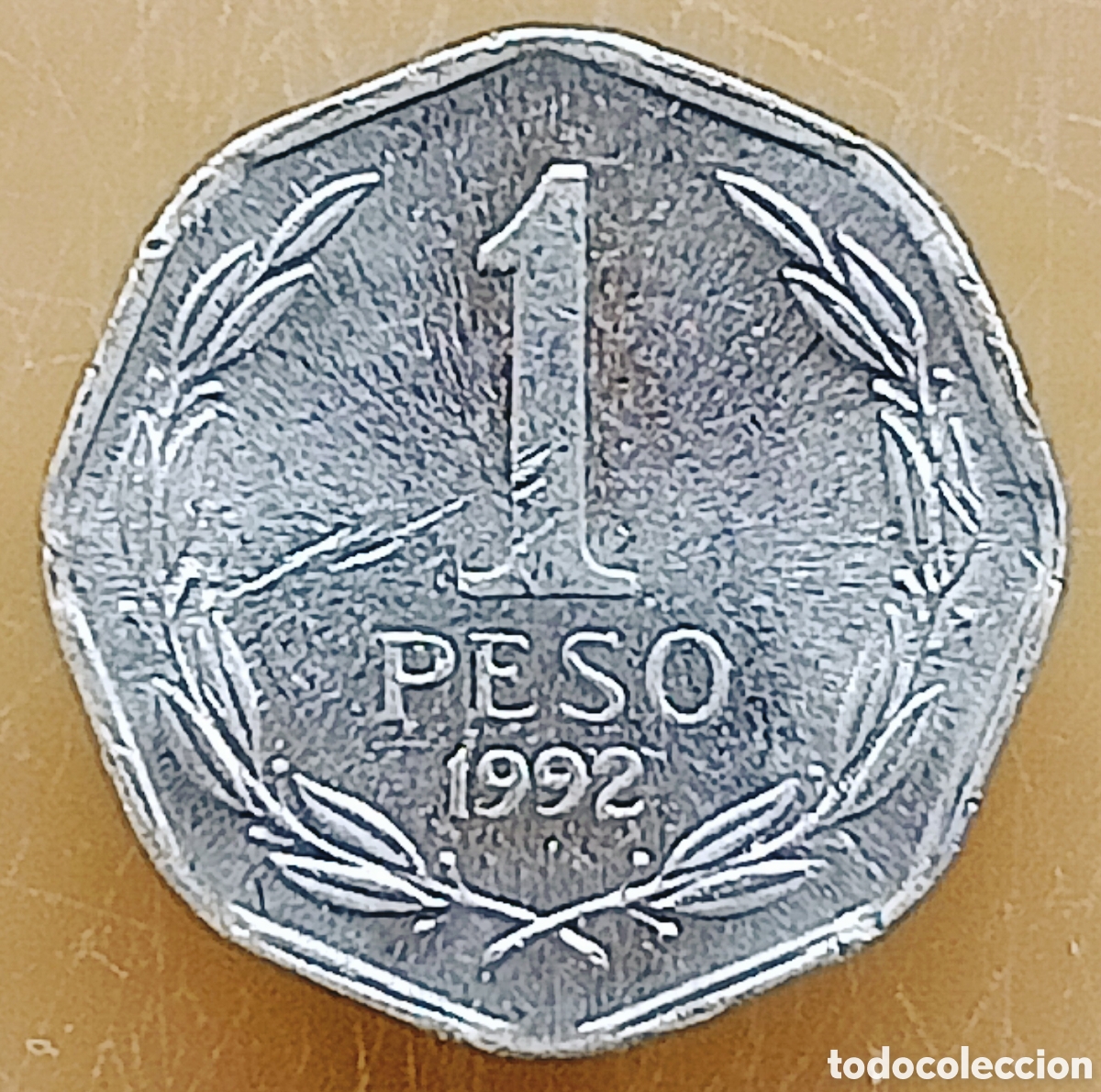 Monedas con errores: Moneda Chile (1992) error de cu&ntilde;o - Foto 2