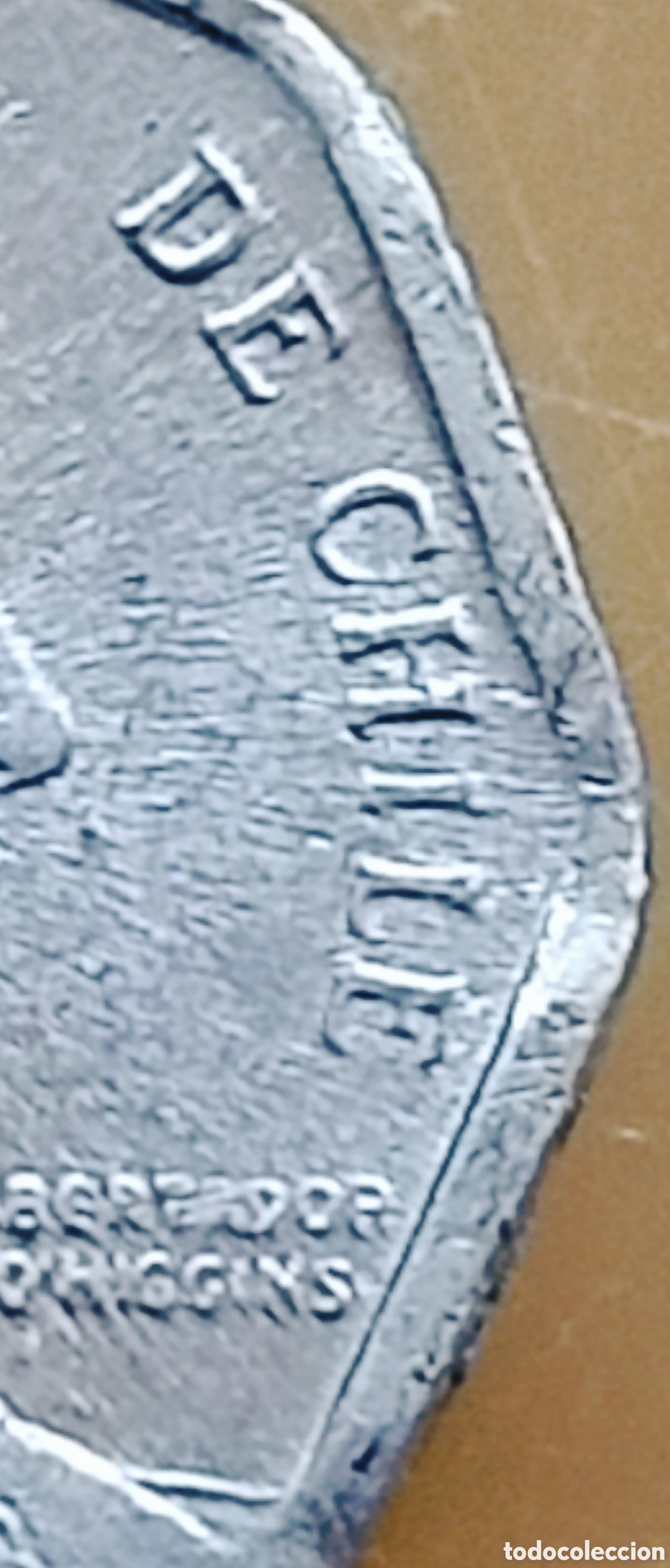 Monedas con errores: Moneda Chile (1992) error de cu&ntilde;o - Foto 9