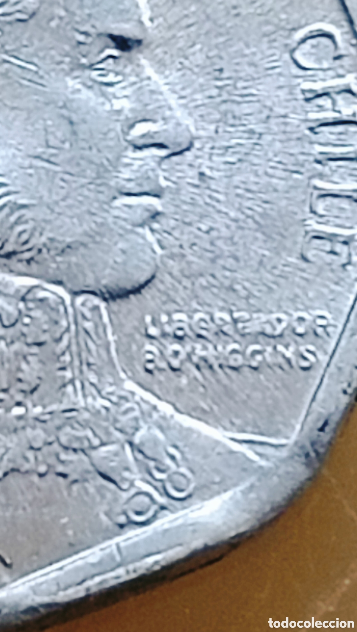 Monedas con errores: Moneda Chile (1992) error de cu&ntilde;o - Foto 10
