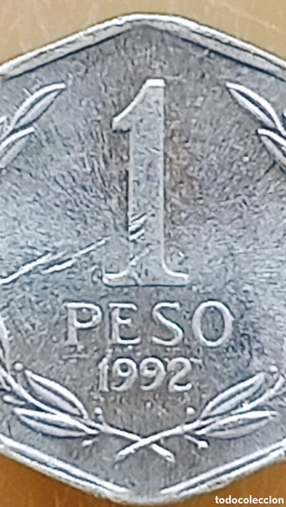 Monedas con errores: Moneda Chile (1992) error de cu&ntilde;o - Foto 12