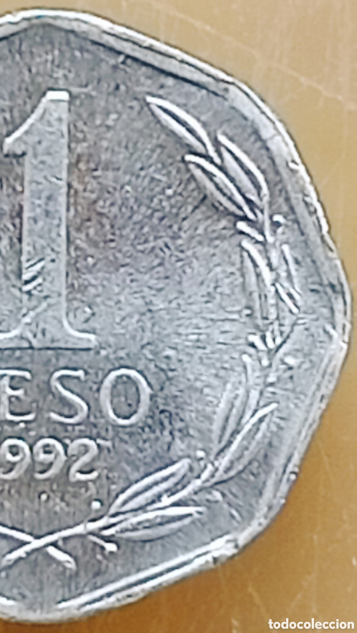 Monedas con errores: Moneda Chile (1992) error de cu&ntilde;o - Foto 14