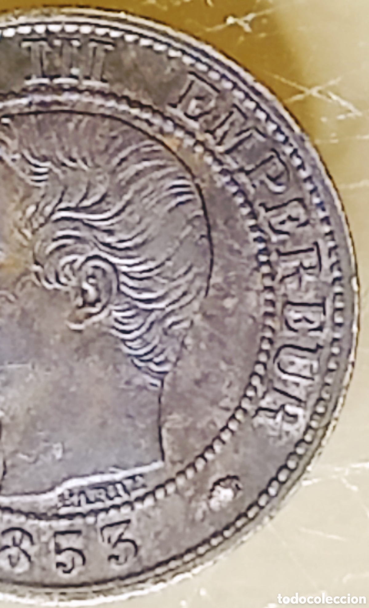 Monedas con errores: Moneda Francia 1c-SC-1953-AM-variante - Foto 6