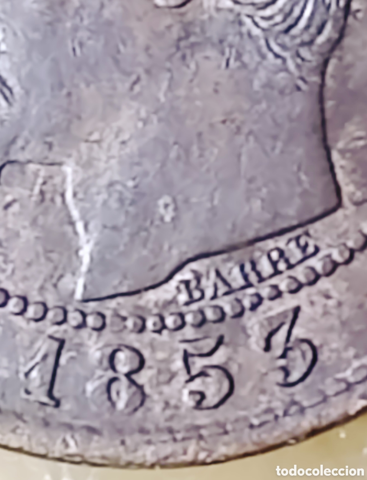 Monedas con errores: Moneda Francia 1c-SC-1953-AM-variante - Foto 7