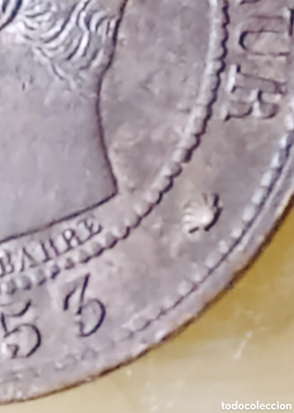 Monedas con errores: Moneda Francia 1c-SC-1953-AM-variante - Foto 9