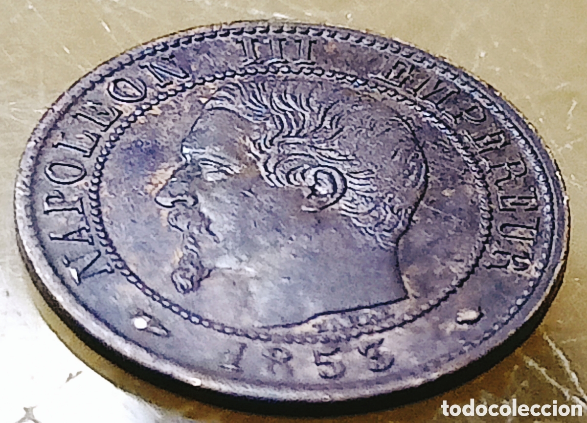 Monedas con errores: Moneda Francia 1c-SC-1953-AM-variante - Foto 20