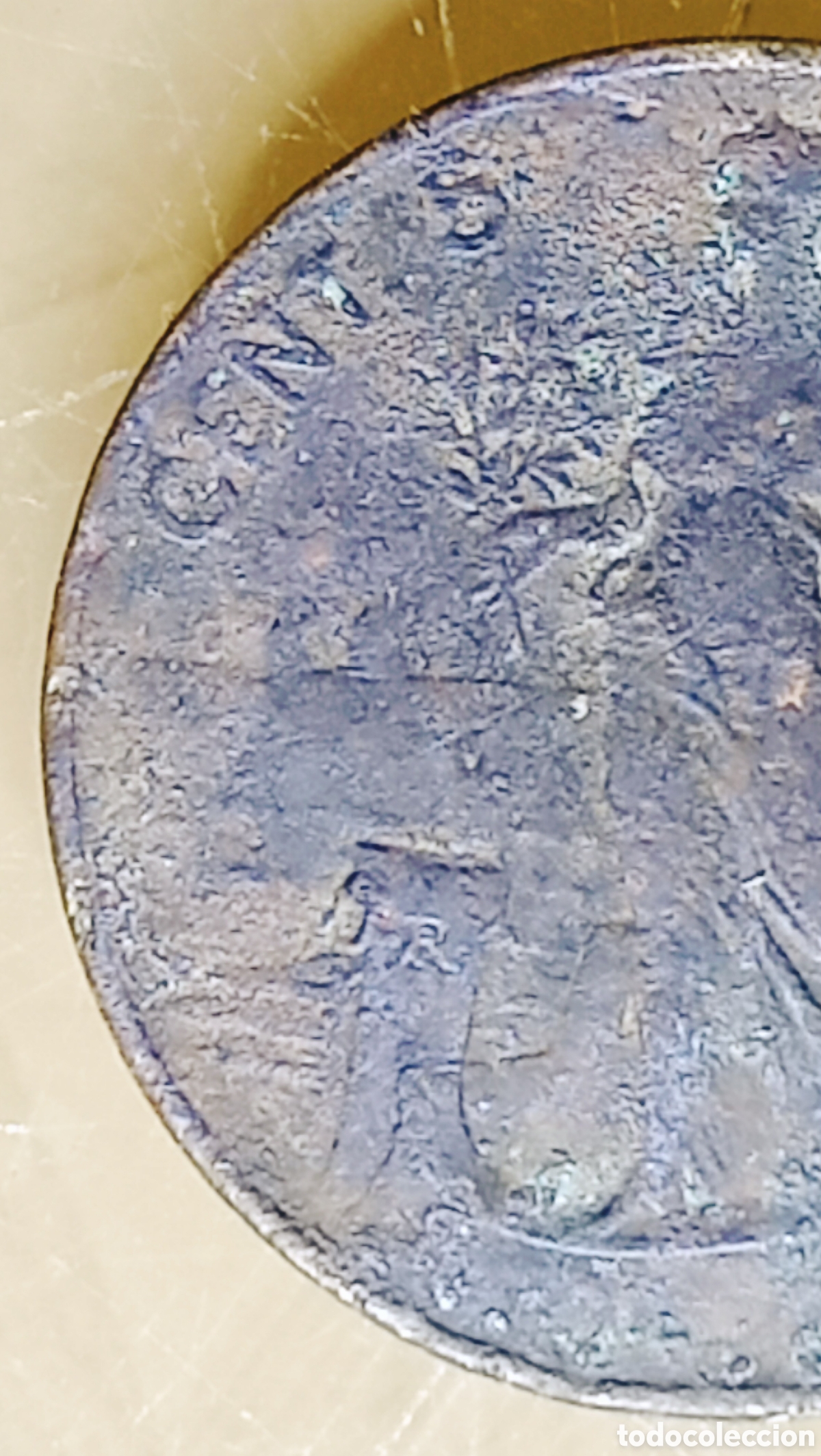 Monedas con errores: Moneda Italia (1918) error de acu&ntilde;aci&oacute;n - Foto 4
