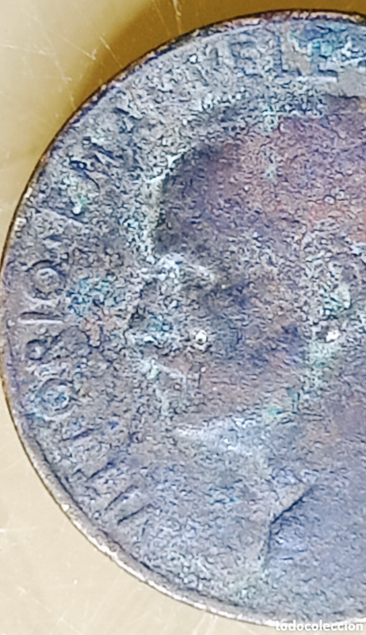 Monedas con errores: Moneda Italia (1918) error de acu&ntilde;aci&oacute;n - Foto 10