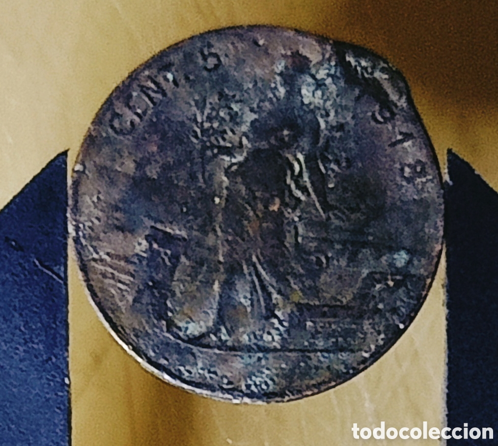 Monedas con errores: Moneda Italia (1918) error de acu&ntilde;aci&oacute;n - Foto 16
