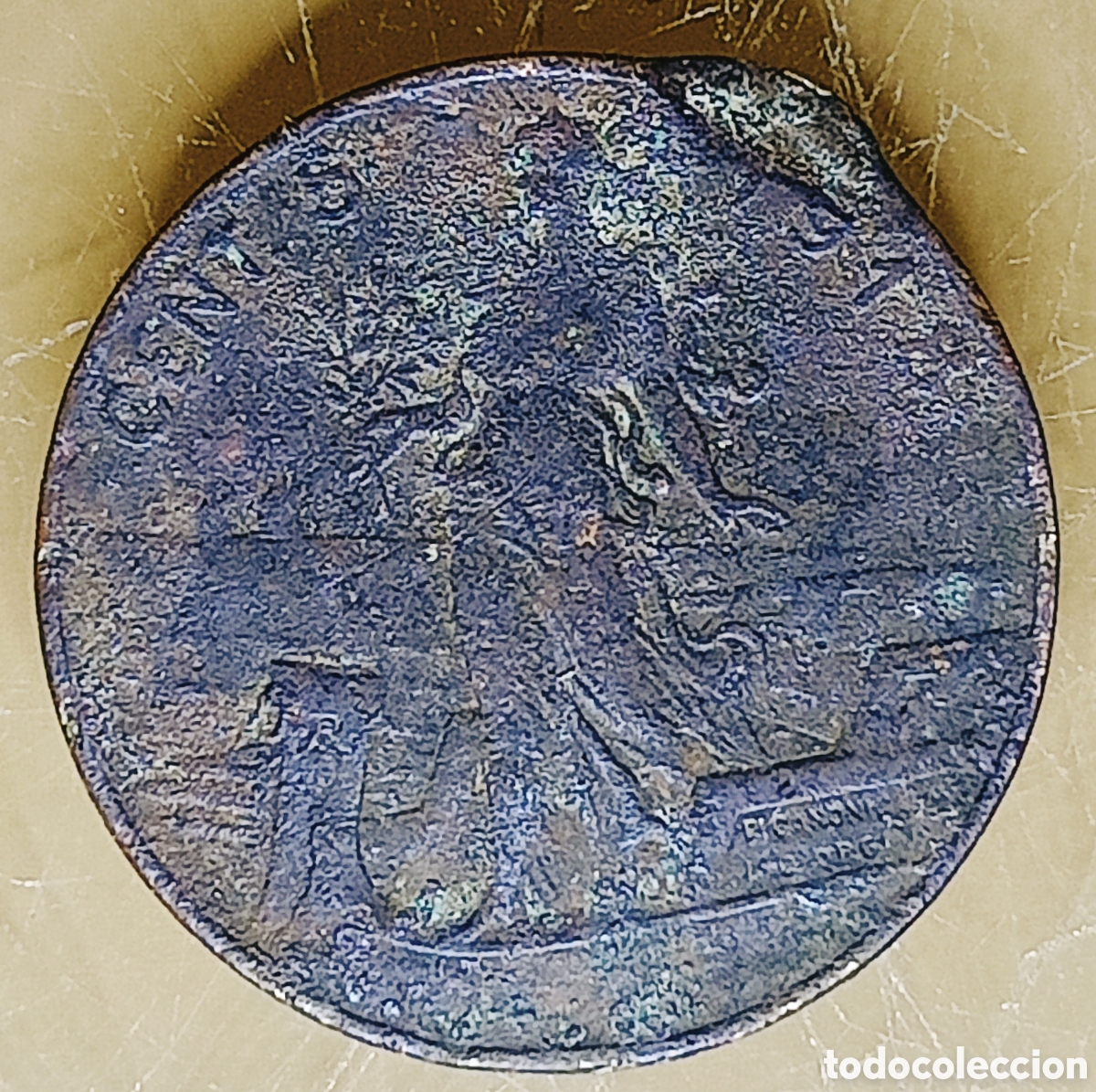 Monedas con errores: Moneda Italia (1918) error de acu&ntilde;aci&oacute;n