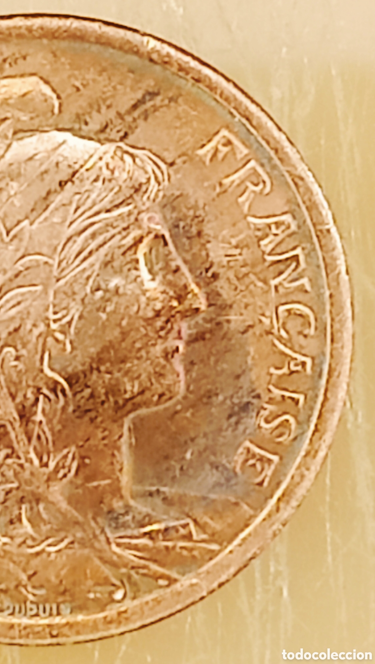 Monedas con errores: Moneda Francia (1911) error de acu&ntilde;aci&oacute;n - Foto 5