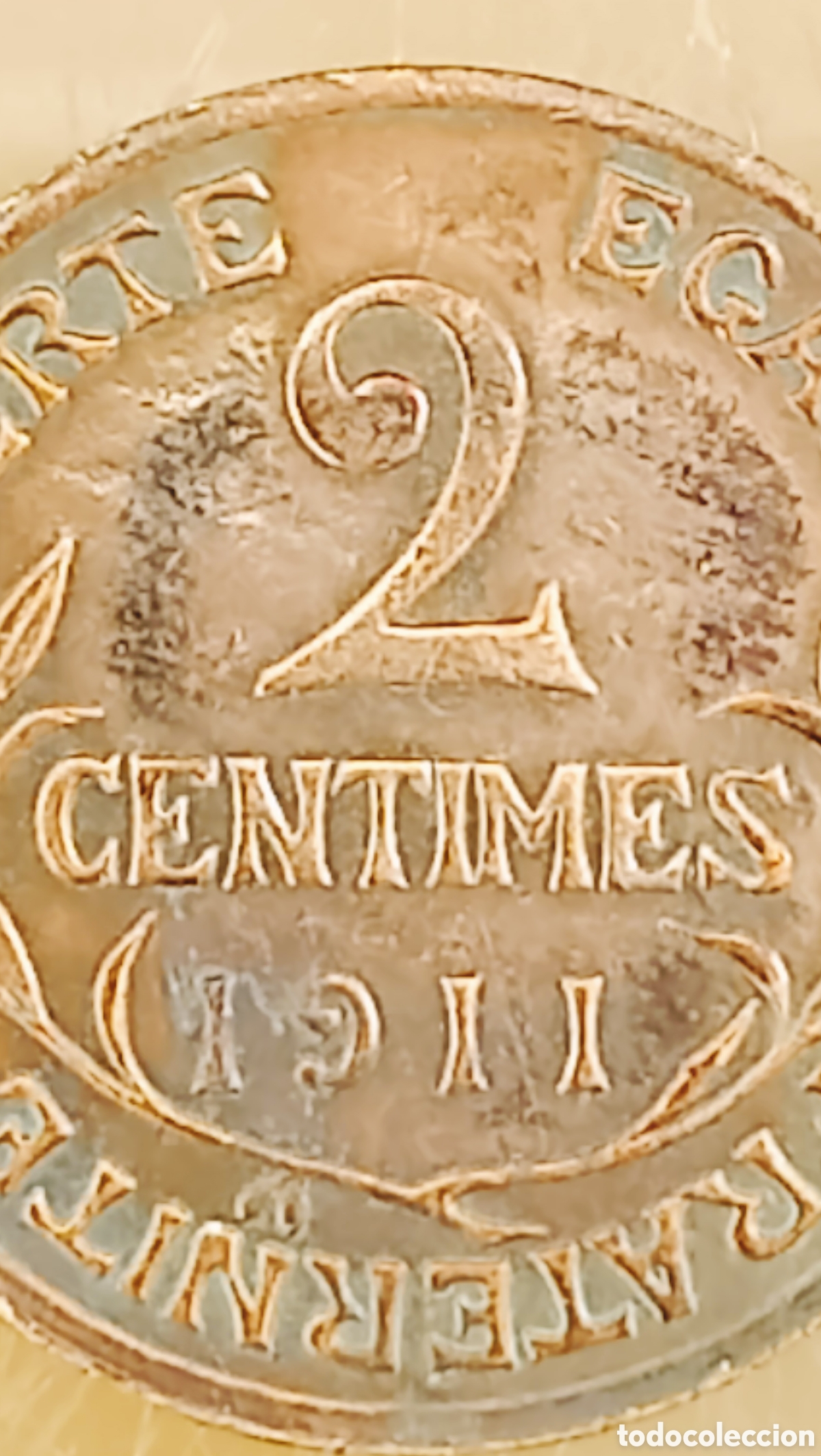 Monedas con errores: Moneda Francia (1911) error de acu&ntilde;aci&oacute;n - Foto 10