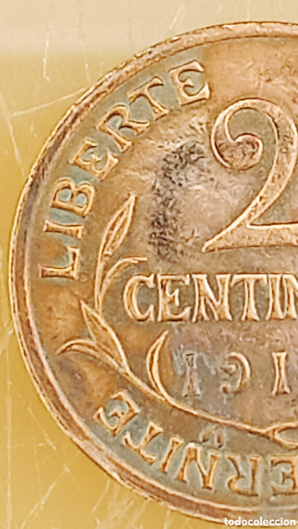Monedas con errores: Moneda Francia (1911) error de acu&ntilde;aci&oacute;n - Foto 11
