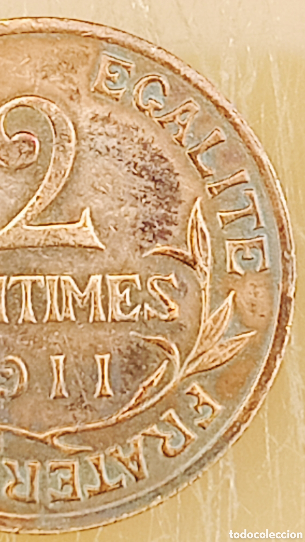 Monedas con errores: Moneda Francia (1911) error de acu&ntilde;aci&oacute;n - Foto 12