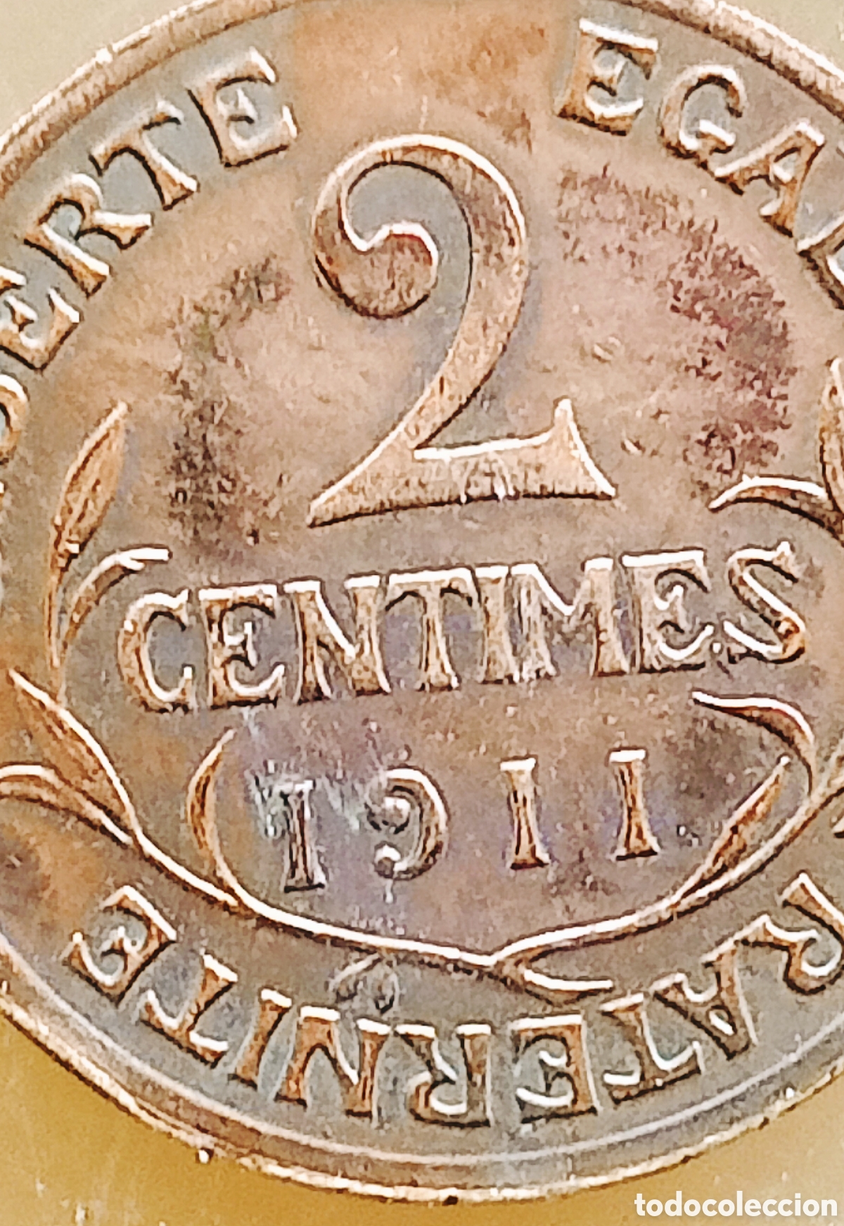 Monedas con errores: Moneda Francia (1911) error de acu&ntilde;aci&oacute;n - Foto 15