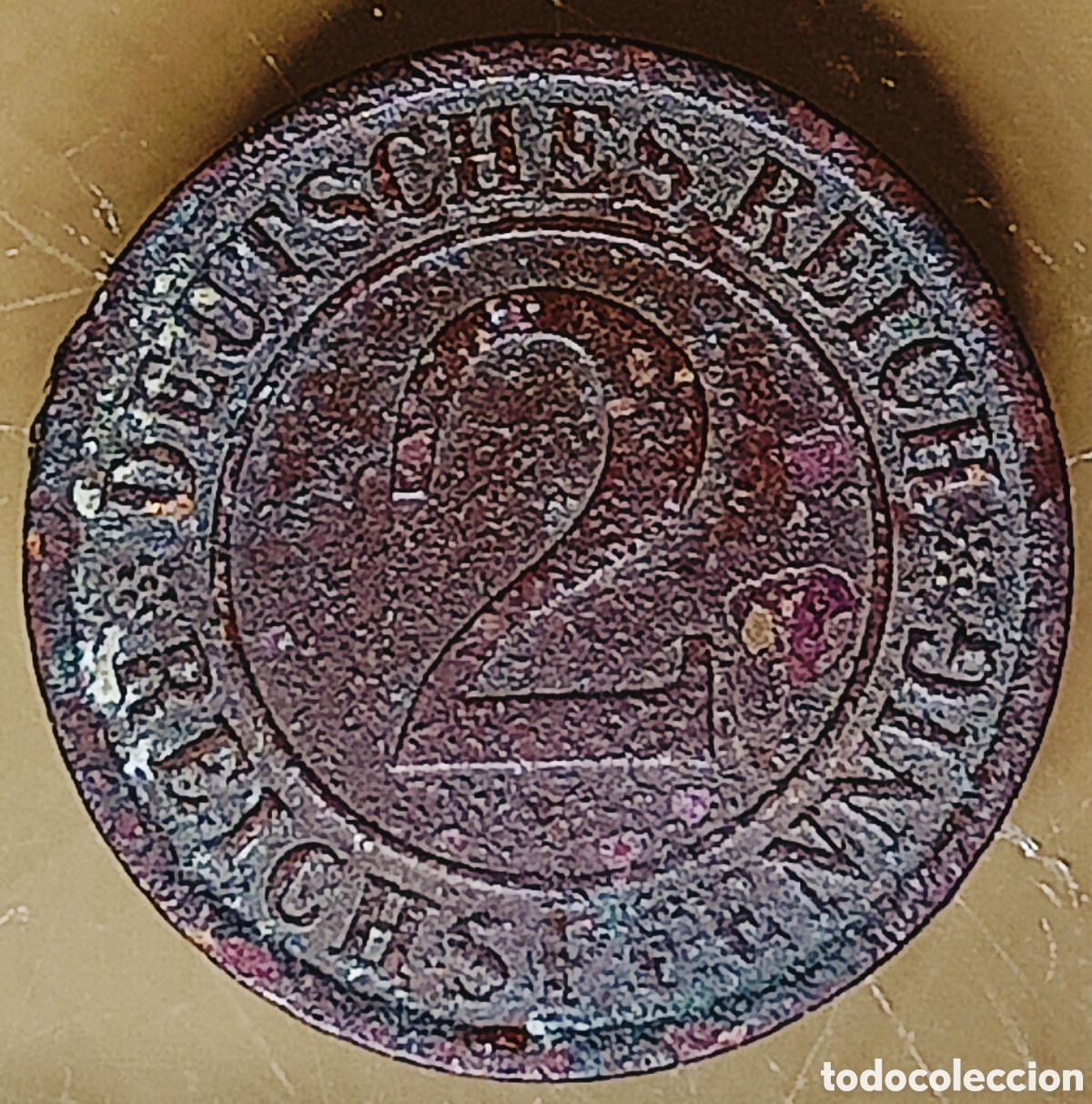 Monedas con errores: Moneda Alemania (1936*A) Error de Cospel - Foto 2