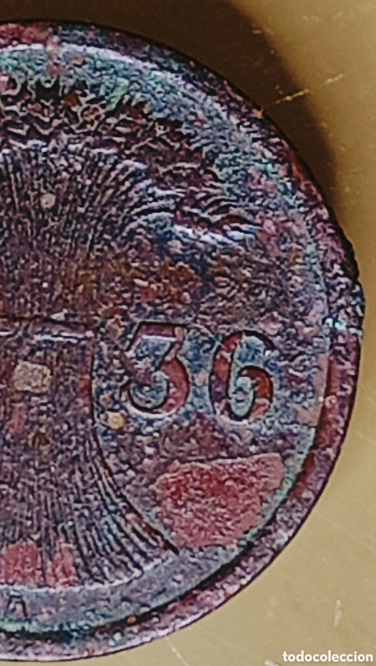 Monedas con errores: Moneda Alemania (1936*A) Error de Cospel - Foto 5