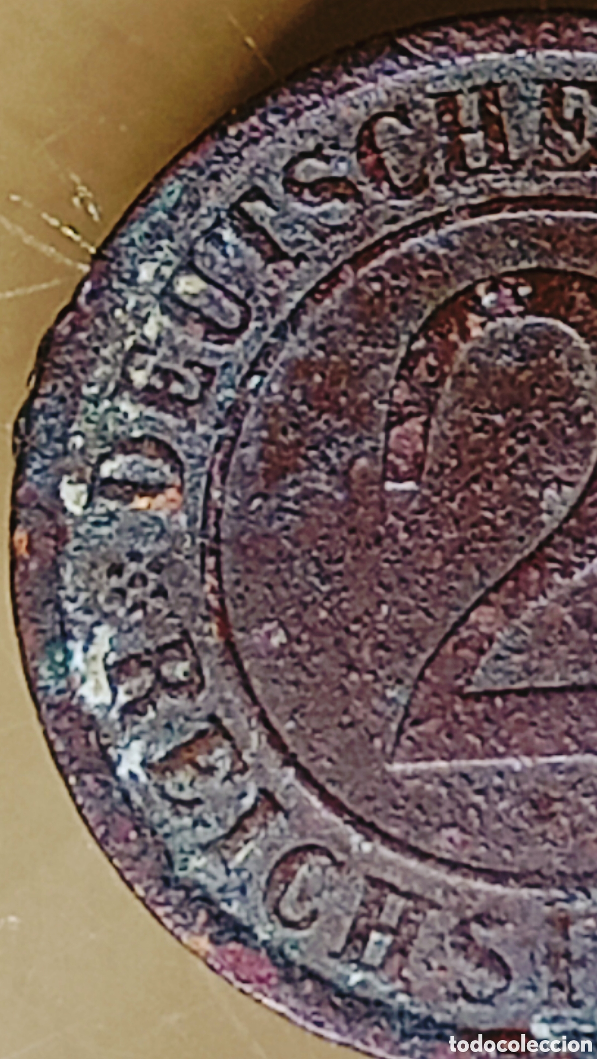 Monedas con errores: Moneda Alemania (1936*A) Error de Cospel - Foto 7