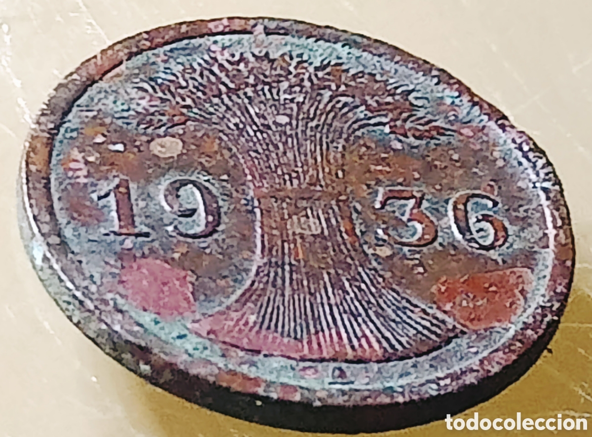 Monedas con errores: Moneda Alemania (1936*A) Error de Cospel - Foto 13