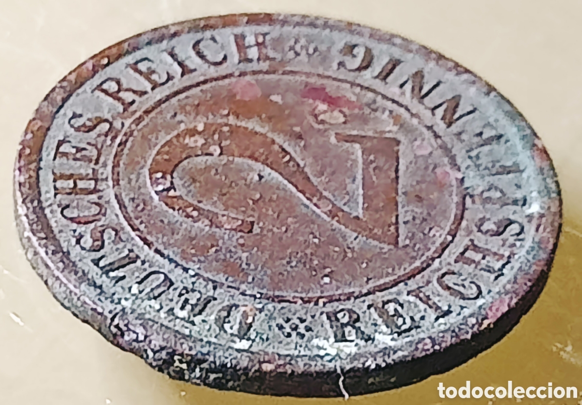 Monedas con errores: Moneda Alemania (1936*A) Error de Cospel - Foto 16