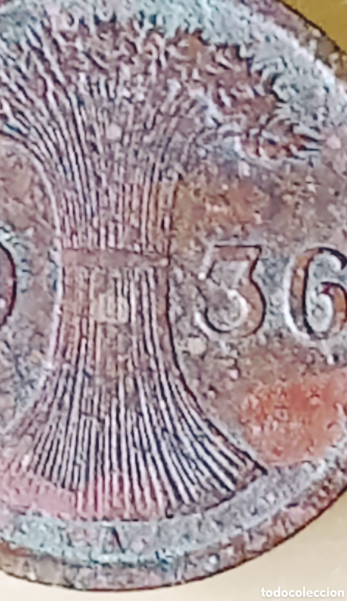 Monedas con errores: Moneda Alemania (1936*A) Error de Cospel - Foto 30
