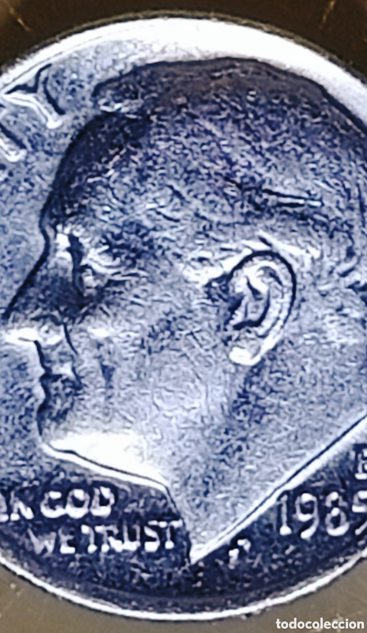 Monedas con errores: Moneda EE.UU (1985*P) Var&iacute;ante - Foto 3