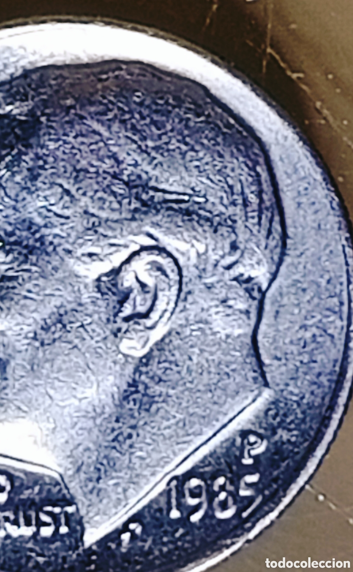 Monedas con errores: Moneda EE.UU (1985*P) Var&iacute;ante - Foto 5