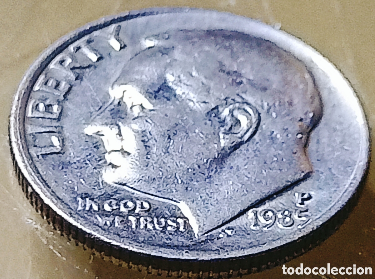 Monedas con errores: Moneda EE.UU (1985*P) Var&iacute;ante - Foto 16
