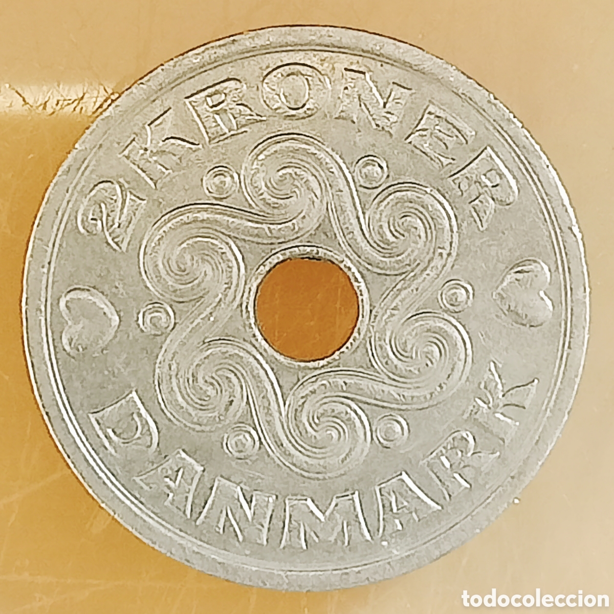 Monedas con errores: Moneda Dinamarca (1996) variedad - Foto 2