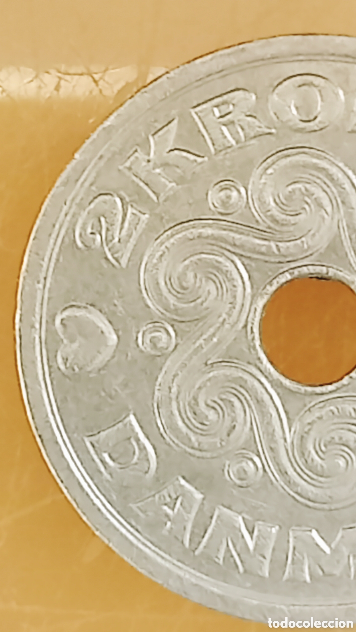 Monedas con errores: Moneda Dinamarca (1996) variedad - Foto 7