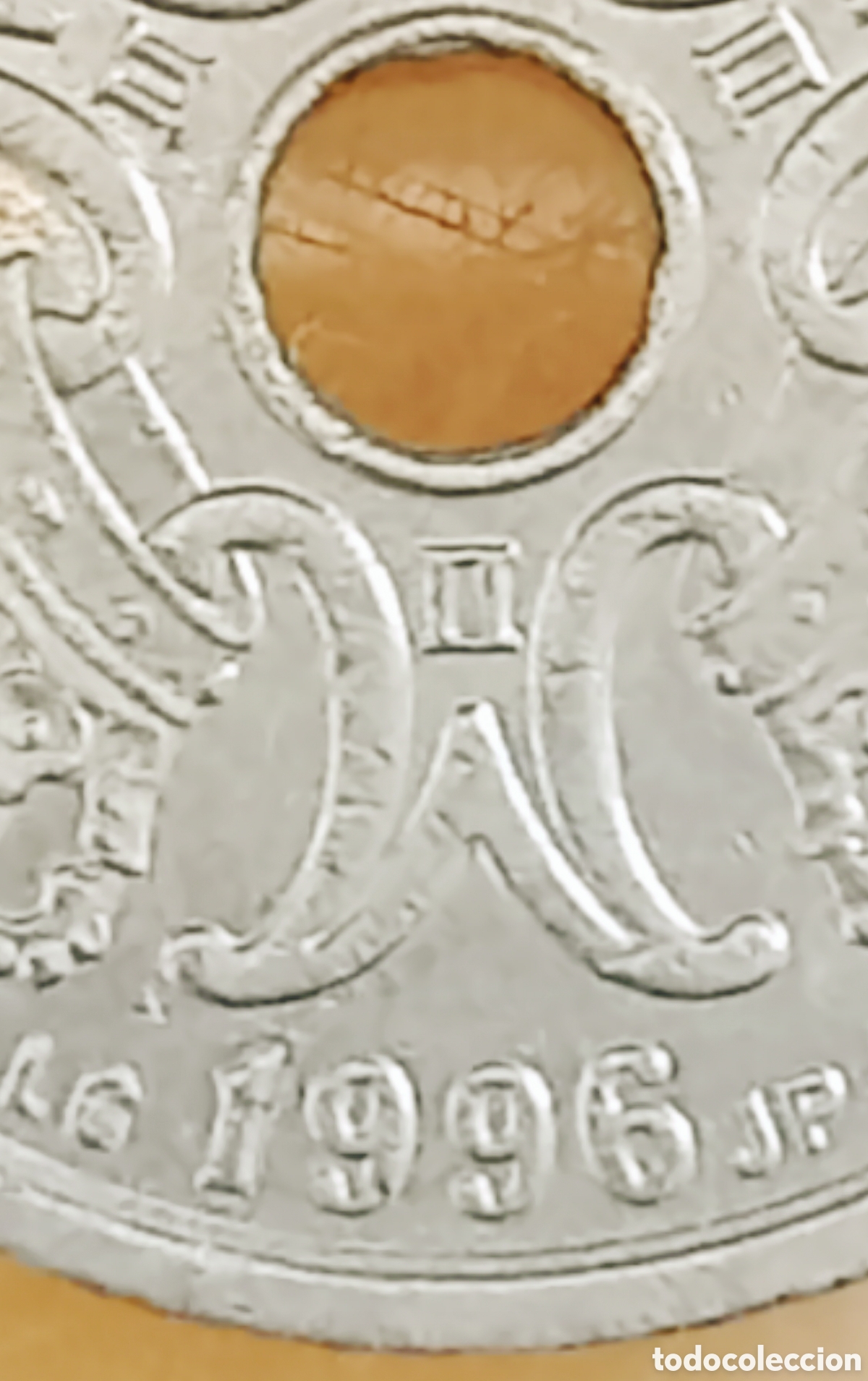 Monedas con errores: Moneda Dinamarca (1996) variedad - Foto 11